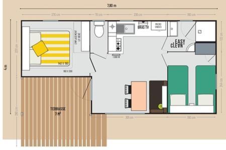 Mobil-Home Cosy 5 Personnes Camping Le Ried - Europapark Boofzheim Exteriér fotografie